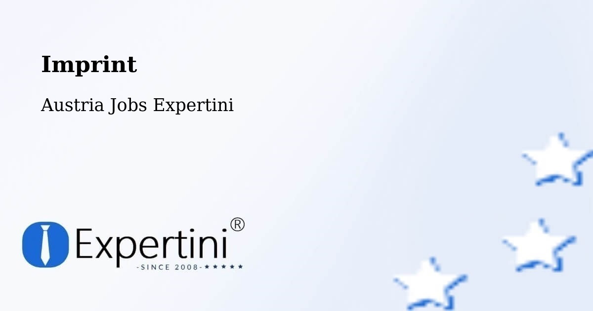 Imprint – Austria - Austria Jobs Expertini